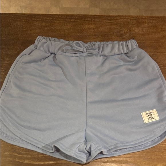 SHEIN Pants - SHEIN Women's Athletic Shorts in Light Blue